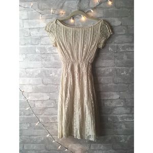 Charlotte Russe Traditional Lace Mini Dress